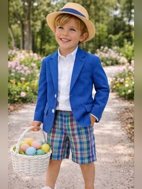 Gap Kids Classic Preppy Colorful Plaid Shorts With Pockets 5 Boys